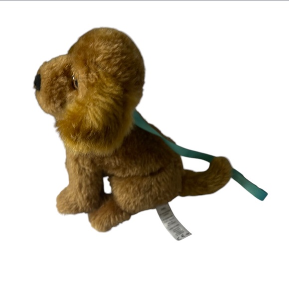 American‎ Girl Doll  Tenney Golden Retriever Dog W Leash Plush Waylon DVM02 - Picture 4 of 7